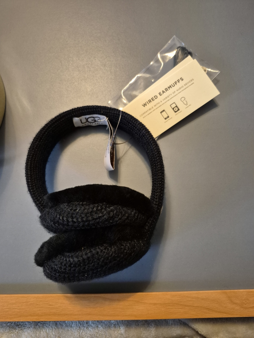 UGG Black Wired Earmuffs